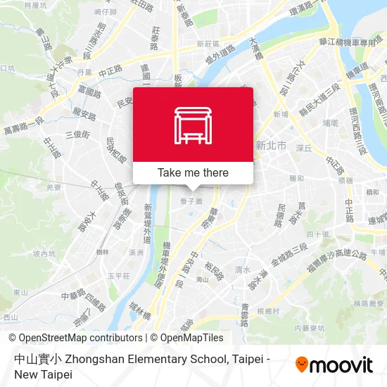 中山實小 Zhongshan Elementary School地圖