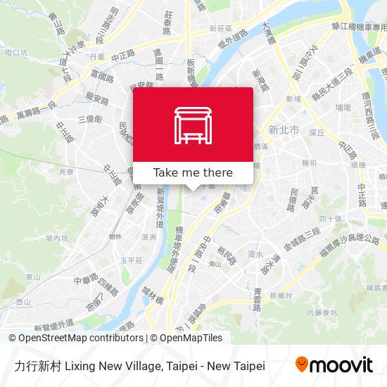 力行新村 Lixing New Village map