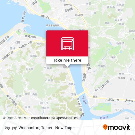 烏山頭 Wushantou地圖