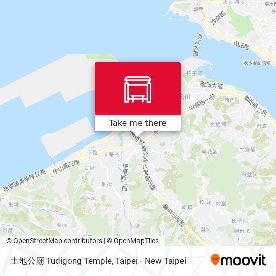 土地公廟 Tudigong Temple地圖