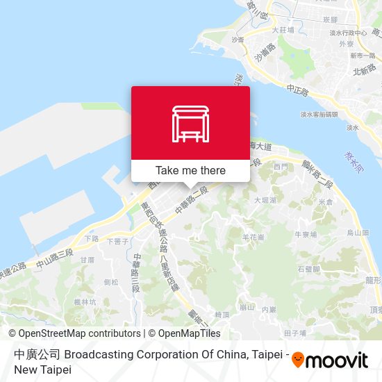 中廣公司 Broadcasting Corporation Of China map
