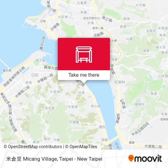 米倉里 Micang Village map
