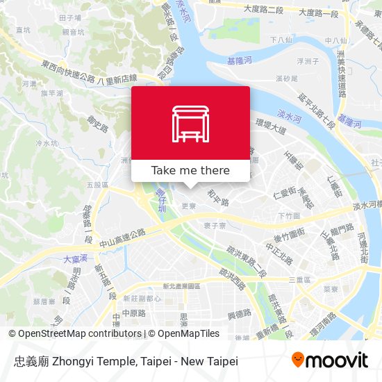 忠義廟 Zhongyi Temple map