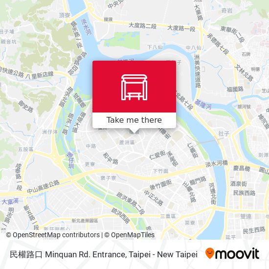 民權路口 Minquan Rd. Entrance map