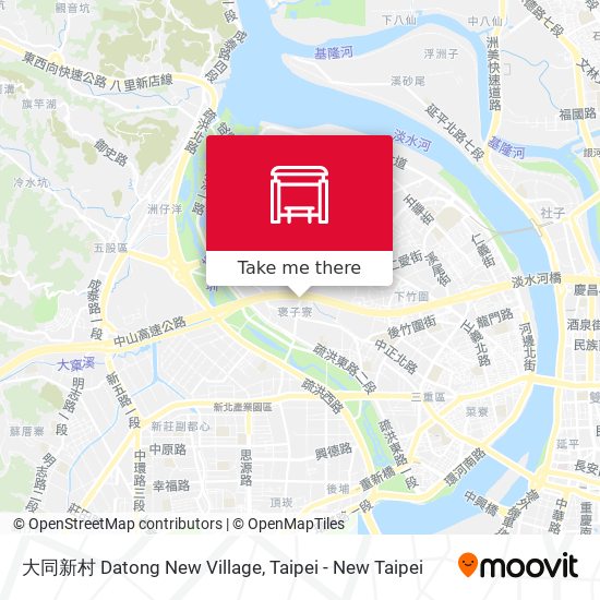 大同新村 Datong New Village map