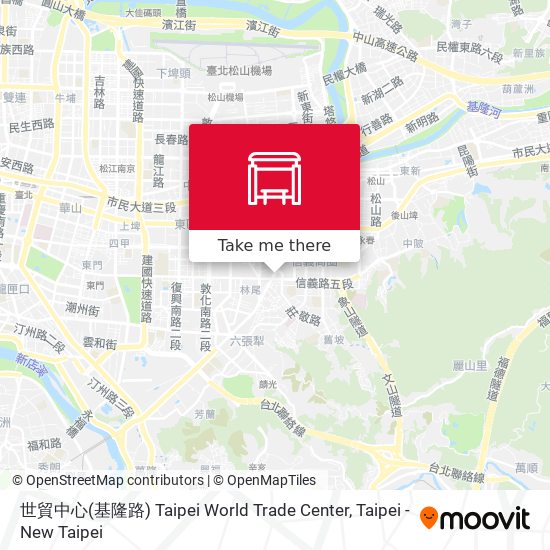 世貿中心(基隆路) Taipei World Trade Center地圖