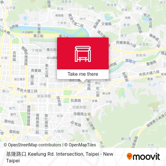 基隆路口 Keelung Rd. Intersection map