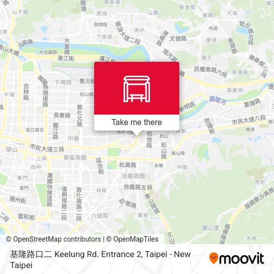 基隆路口二 Keelung Rd. Entrance 2 map