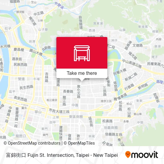 富錦街口 Fujin St. Intersection map