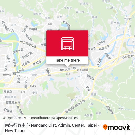 南港行政中心 Nangang Dist. Admin. Center地圖