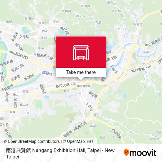 南港展覽館 Nangang Exhibition Hall map