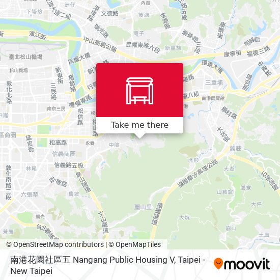 南港花園社區五 Nangang Public Housing V map