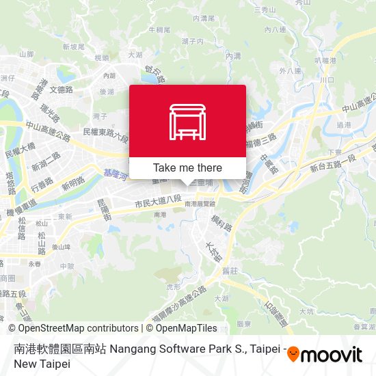 南港軟體園區南站 Nangang Software Park S.地圖