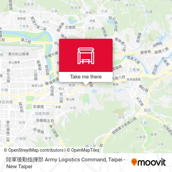 陸軍後勤指揮部 Army Logistics Command map