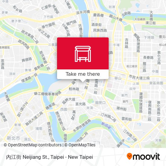 內江街 Neijiang St. map