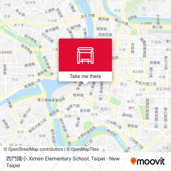 西門國小 Ximen Elementary School (Nat’　L Taiwan U. Hospital Beihu Branch )地圖