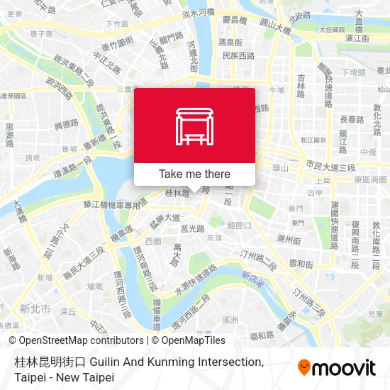 桂林昆明街口 Guilin And Kunming Intersection map
