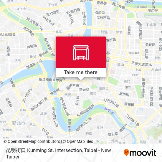 昆明街口 Kunming St. Intersection map