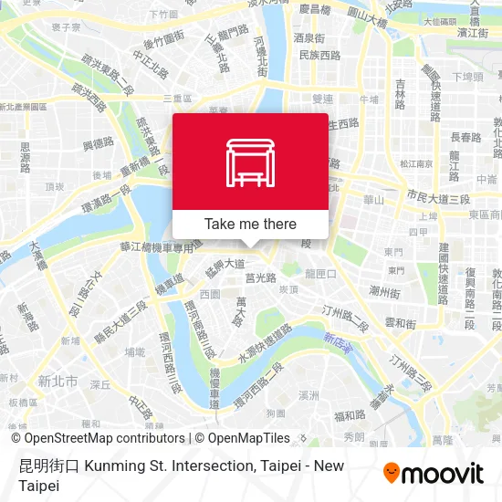 昆明街口 Kunming St. Intersection map