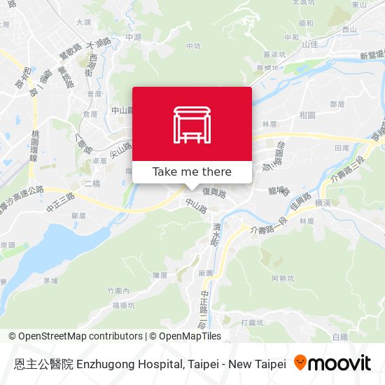 恩主公醫院 Enzhugong Hospital map