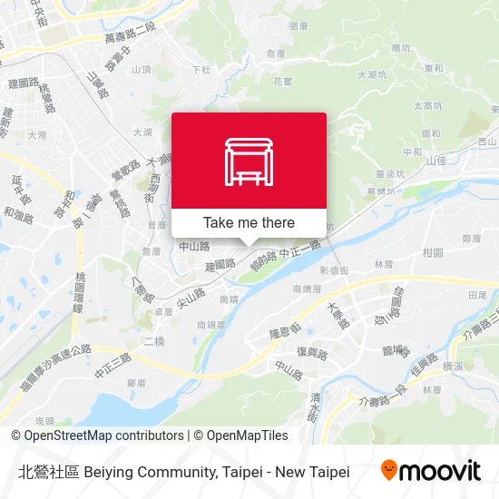 北鶯社區 Beiying Community map
