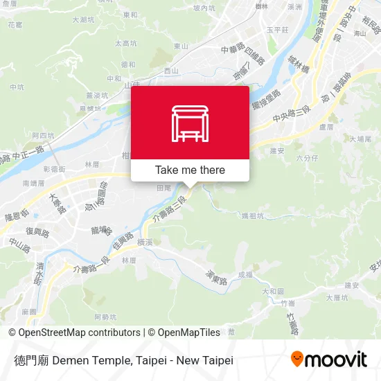 德門廟 Demen Temple map