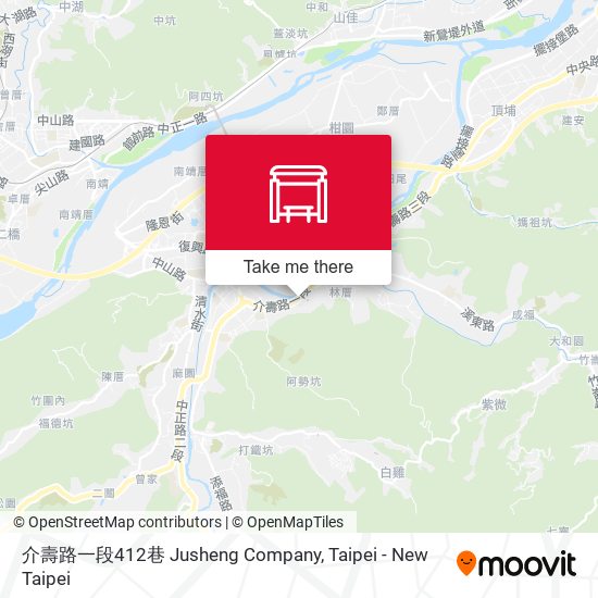 介壽路一段412巷 Jusheng Company地圖