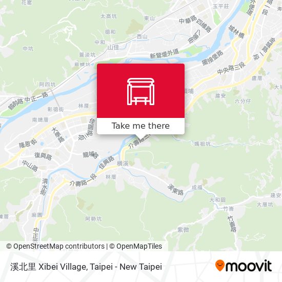 溪北里 Xibei Village地圖