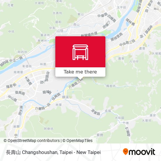 長壽山 Changshoushan map