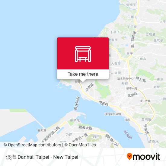 淡海 Danhai map