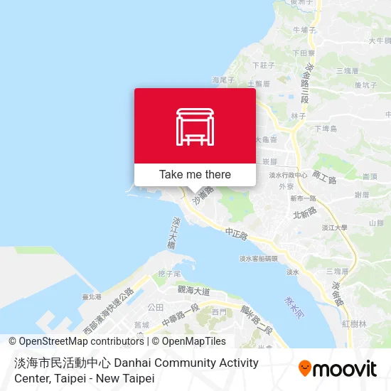 淡海市民活動中心 Danhai Community Activity Center地圖