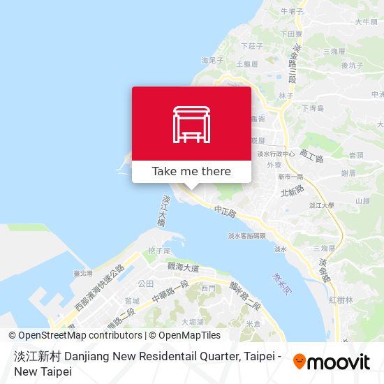 淡江新村 Danjiang New Residentail Quarter map