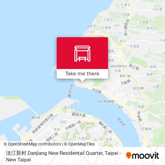 淡江新村 Danjiang New Residentail Quarter map