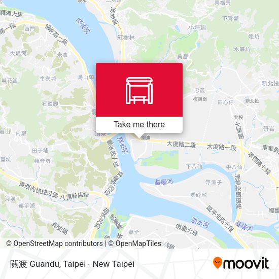 關渡 Guandu地圖