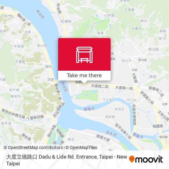 大度立德路口 Dadu & Lide Rd. Entrance map