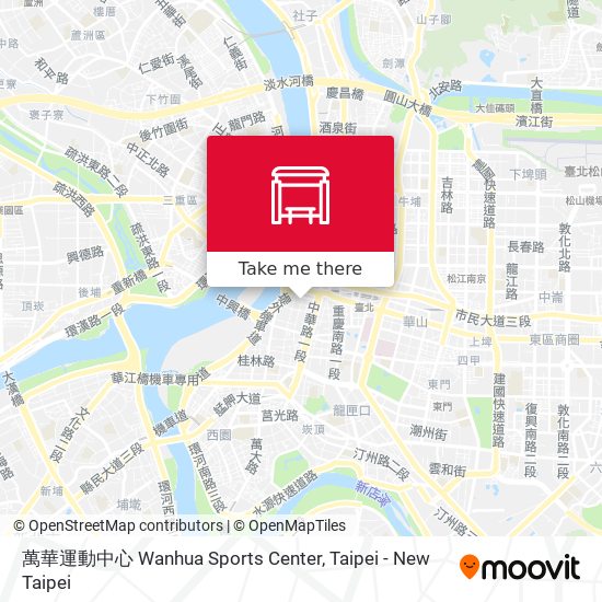萬華運動中心 Wanhua Sports Center map