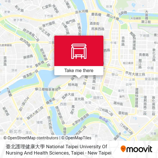 臺北護理健康大學 National Taipei University Of Nursing And Health Sciences map