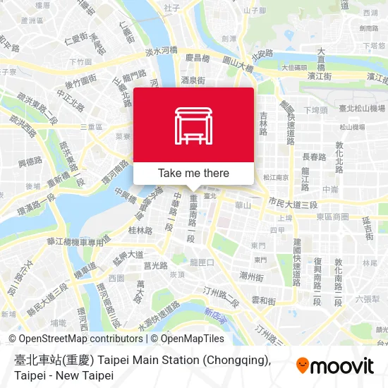 臺北車站(重慶) Taipei Main Station (Chongqing) map
