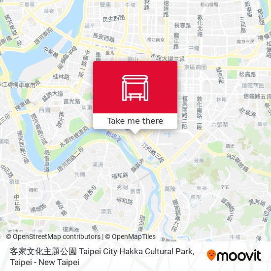 客家文化主題公園 Taipei City Hakka Cultural Park map