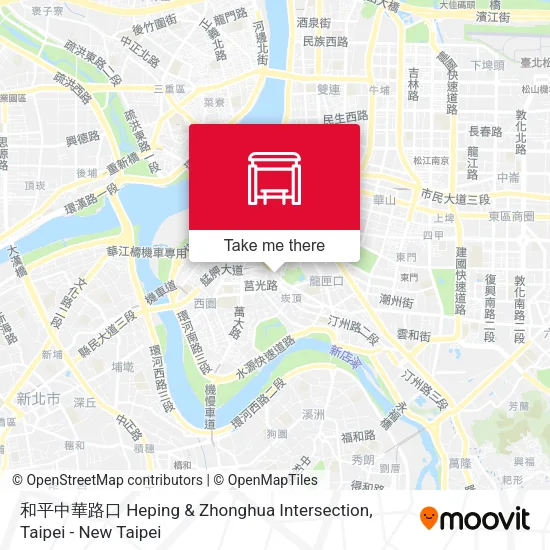 和平中華路口 Heping & Zhonghua Intersection地圖