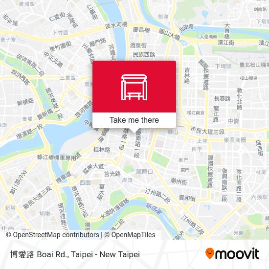 博愛路 Boai Rd. map