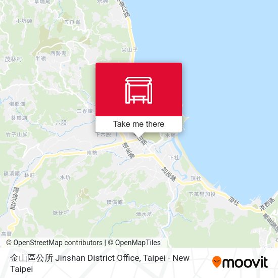金山區公所 Jinshan District Office map