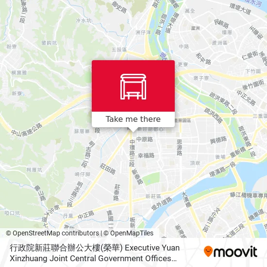 行政院新莊聯合辦公大樓(榮華) Executive Yuan Xinzhuang Joint Central Government Offices Building(Ronghua)地圖