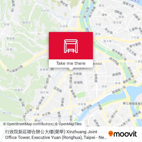 行政院新莊聯合辦公大樓(榮華) Xinzhuang Joint Office Tower, Executive Yuan (Ronghua) map