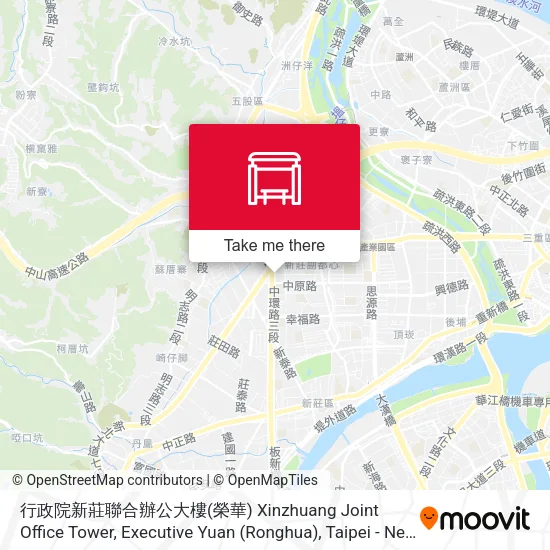 行政院新莊聯合辦公大樓(榮華) Xinzhuang Joint Office Tower, Executive Yuan (Ronghua)地圖