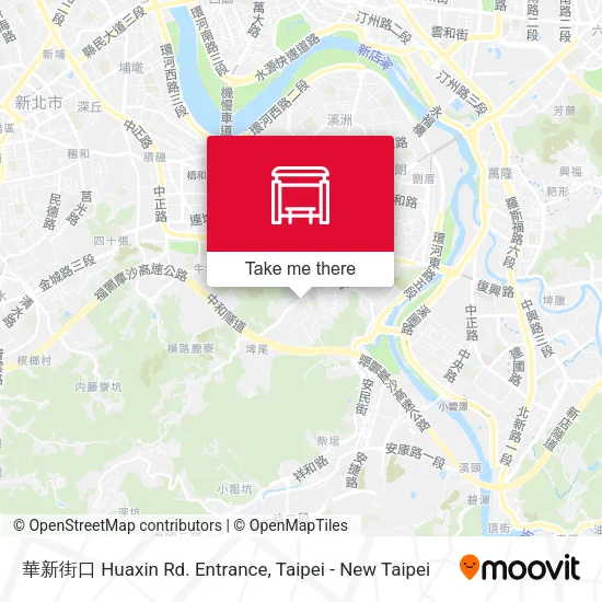 華新街口 Huaxin Rd. Entrance map