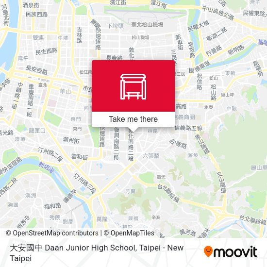 大安國中 Daan Junior High School地圖