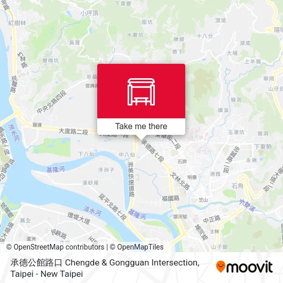 承德公館路口 Chengde & Gongguan Intersection地圖