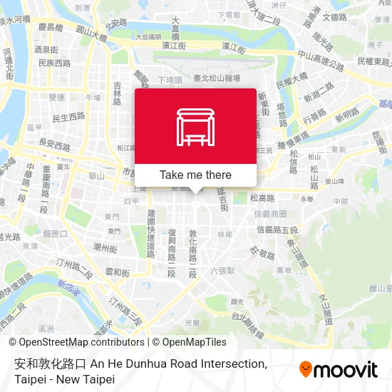 安和敦化路口 An He Dunhua Road Intersection地圖