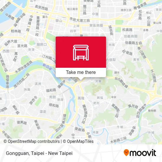 公館 Gongguan地圖